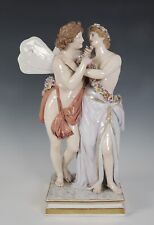 A MEISSEN FIGURE GROUP OF ZEPHYR AND FLORA ca. 1900 picture