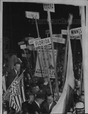 1932 Press Photo Democratic National Convention in Chicago choose FDR picture