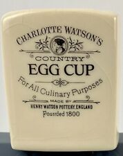 Charlotte Watson’s Country Egg Cup Henry Watson Pottery UK picture
