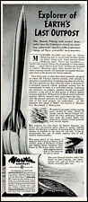 1950 Martin Viking Rocket U. S. Navy Martin Aircraft retro art print ad adL20 picture