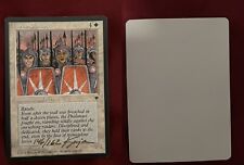 icatian phalanx - artist proof signed by kaja sheet - mtg, fall empires  picture