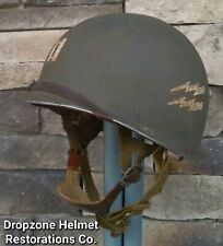 WWII M2 Dbale 82nd Airborne Helmet 508th PIR Paratrooper Liner. Net Front Seam  picture