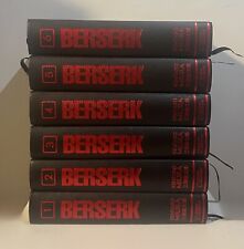 Berserk 1-6 Hardcover Deluxe Edition Set English Manga 18 Volumes picture