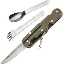 TB Outdoor French Army Military Camp Knife Made in France Multi Tool Spoon Fork picture