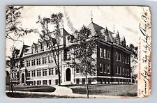Bath ME-Maine, Morse, High School, Antique, Vintage c1905 Souvenir Postcard picture
