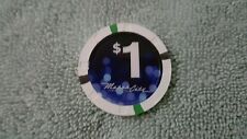 MOTOR CITY HOTEL AND CASINO $1 Casino Gaming Chip ~ Detroit, MI. Rare Blue Chip picture