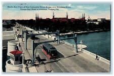 c1910's Bird's Eye View Of New Lafayette Street Bridge Tampa Florida FL Postcard picture