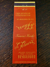 Vintage Matchcover: Le Fleur's Restaurant, Jackson, MS picture
