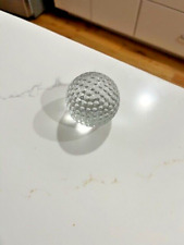 Waterford Crystal Golf Ball Paperweight picture