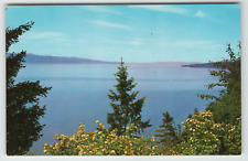 Postcard Scenic View Flathead Lake Polson, MT picture