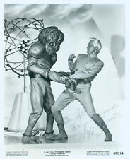 JEFF MORROW 1955 THIS ISLAND EARTH autographed rare original b/w 8x10 set-up picture