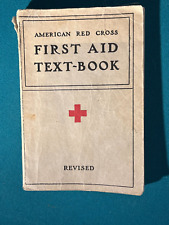 Vintage American Red Cross First Aid Text-book, 1940 Revision, well used picture