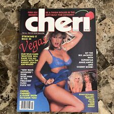 Cheri Men’s Magazine 1985 March Cherry Bomb New Gatefold Centerfold + DVD Bustin picture