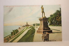 Postcard Leif Erickson Monument Juneau Park Milwaukee WI V24 picture