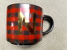NWOT Threshold Stoneware Monogram tea coffee  Mug Initial Letter N 14 oz picture
