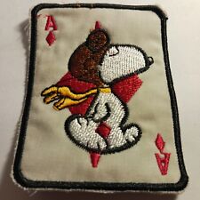 USAF - SNOOPY - 354th TFW Pilot - Ace of Diamonds - VIETNAM WAR PATCH 24M picture