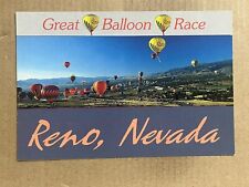 Postcard Reno NV Nevada Hot Air Balloons Great Balloon Race Vintage Ballooning picture
