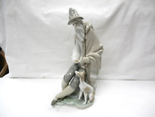 Lladro Spanish Porcelain Figurine 1094 Beggar Old Man & Dog 11