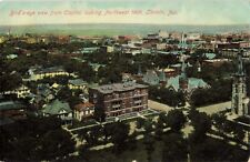 Bird's Eye View of Lincoln, Nebraska NE from Capitol - c1910 Vintage Postcard picture