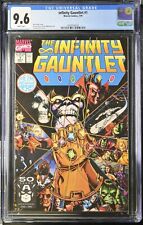 🔑🔥🔥🔥Infinity Gauntlet #1 CGC 9.6 Marvel Comics 1991 Thanos 246003 picture
