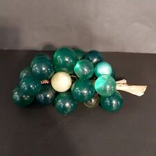 Vintage Lucite Grape Large Cluster Green Decorative Mid Century Modern - READ picture