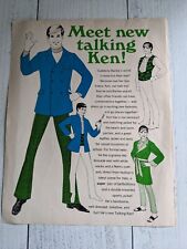 Advertisement Meet Talking Ken From 1969 Barbie Magazine  picture