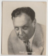 Emil Jannings 1920s Eufemiano Fuentes Film Star Tobacco Card #45 E5 picture
