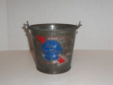 Vintage PBR Pabst Blue Ribbon Beer Metal Bucket 5