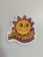 BULK DISCOUNT; FOR CHARITY Dutch Bros Mystery Hunt Sticker Sun Radiate Kindness picture