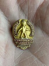 Chrysler Corp Master Technician Conference Leader Pin Numbered Award picture