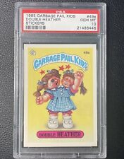 1985 GARBAGE PAIL KIDS 49A DOUBLE HEATHER PSA 10 GEM MINT GLOSSY picture