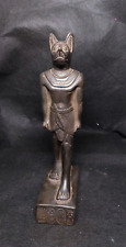 Rare Antique Ancient Egyptian Statue of Figurine Cat Goddess Bastet Egyptian BC picture