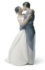 LLADRO NAO, A KISS FOREVER, BRIDE & GROOM CAKE TOPPER, (TM) #1632, BRAND NEW MIB picture