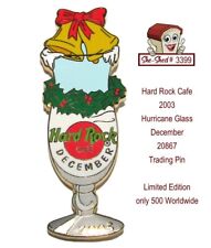Hard Rock Cafe 2003 Hurricane Glass December 20867 Trading Pin Limited Edition picture