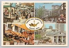 Faneuil Hall Marketplace, Boston MA Continental Postcard, tobacco, produce stand picture