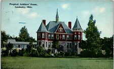 1912 Hospital Soldiers Home Sandusky Ohio Postcard picture