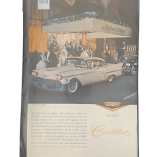 Vintage 1958 Cadillac The Debut Ad Advertisement picture