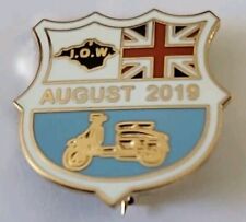 Lambretta Isle of Wight Scooter Rally August 2019 Badge  (Discounted Postage UK) picture