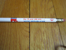Vintage Republican Collectible Pencil Party 18 yr old vote Elephant 1970s LPIU picture