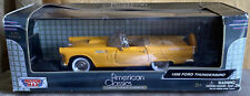 Motor Max 1956 Ford Thunderbird American Classics Diecast Model Car Yellow picture