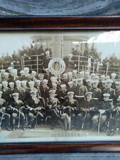 U.S.S. Mayflower PY-1 Officers & Crew, Washington, D. C. Navy Yard c 1920's picture