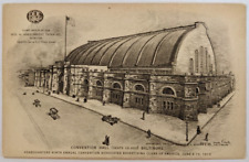 Advertising Clubs of America 1913 Convention Postcard Baltimore Convention Hall picture