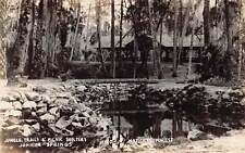 J82/ Juniper Springs Florida RPPC Postcard c1930s Jungle Trails Ocala NF 327 picture