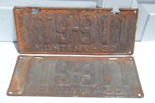 1930 Montana truck license plate PAIR  T9-911 picture