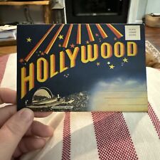 LOS ANGELES Hollywood Fold-out Postcard Book, Vintage Collectible Pictures picture
