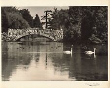 Beacon Hill Park 1920s Press Photo Goodacre Lake Victoria BC Canada  *P131c picture