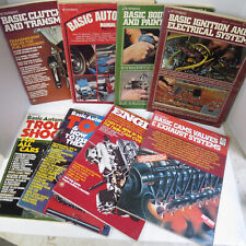 Petersen's Basic Automobile Books Set of 8 Automobiles, Engines, Painting, Tools picture