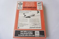 Feb 1973 ABC World Airways Guide Book Aviation Timetable UTA BOAC Pan Am India picture