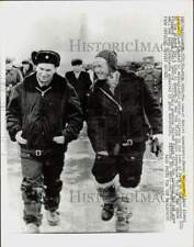 1965 Press Photo Soviet cosmonauts Pavel Belyayev and Alexei Leonov, Russia picture