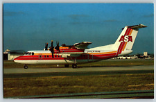 Atlantic Southeast Airlines DeHavilland Dash 7-102 - Airplane - Vintage Postcard picture